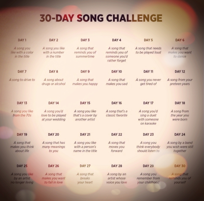 30 Day Song Challenge Week Four Cyranny S Cove